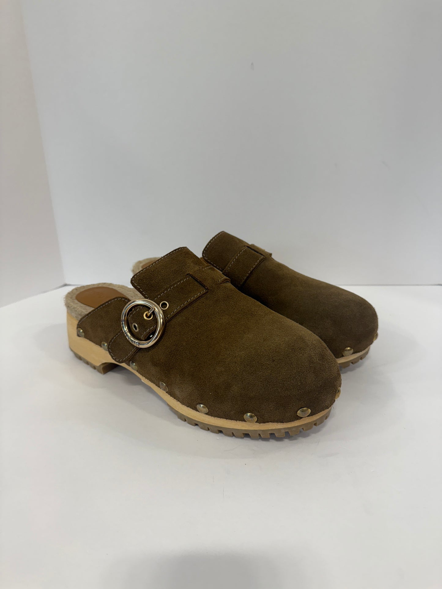SEE BY CHLOE Suede Clogs / 8-EU38