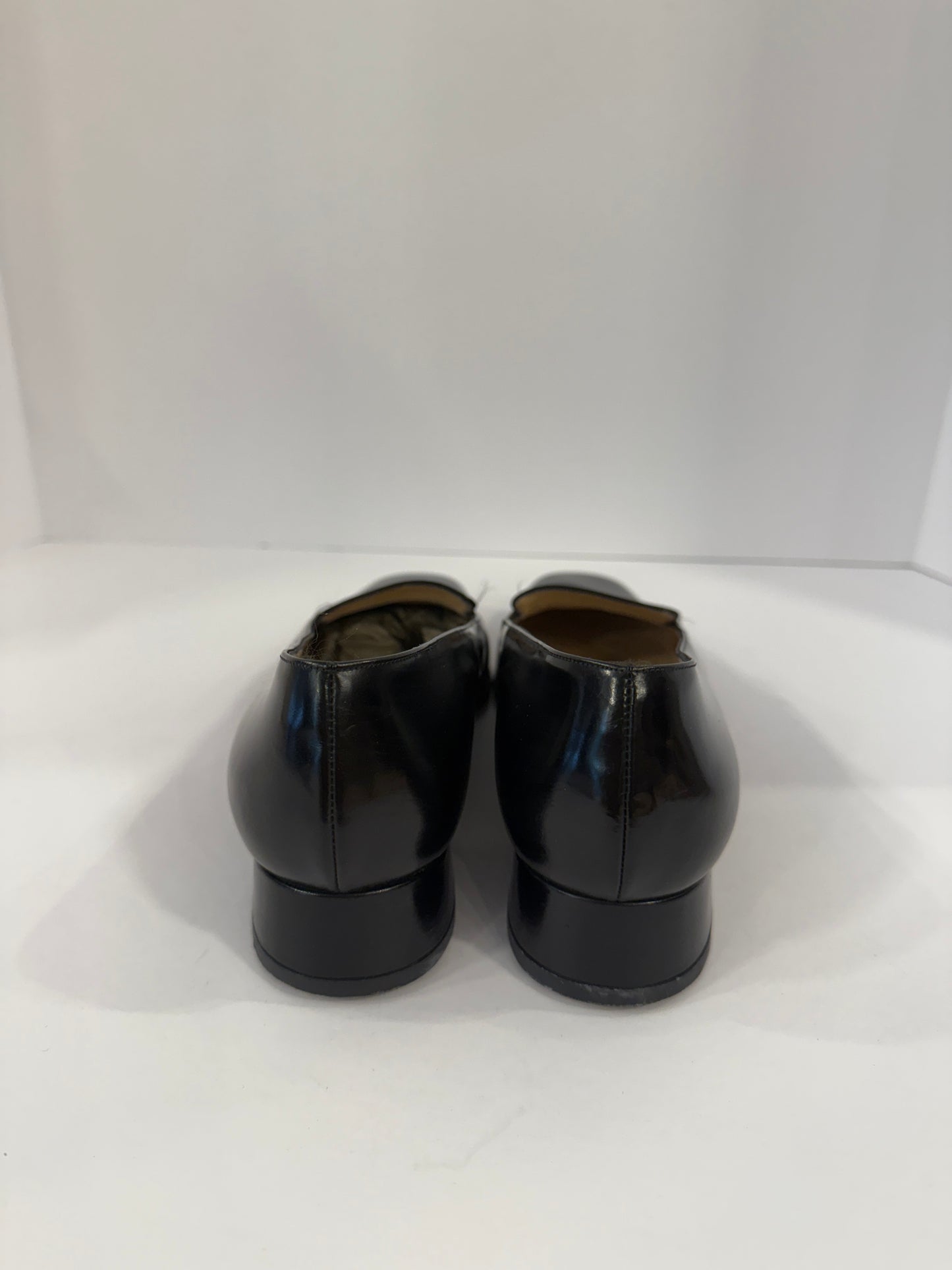 GUCCI Square Leather Flat Loaffers/ US 6-EU36