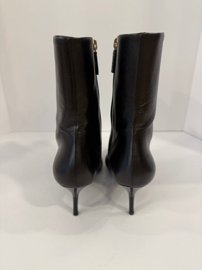 GUCCI Leather High Heels Ankle Boots/ EU36-US6