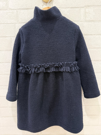 IL GUFO Long Velvet Clip  Coat/ 4Y