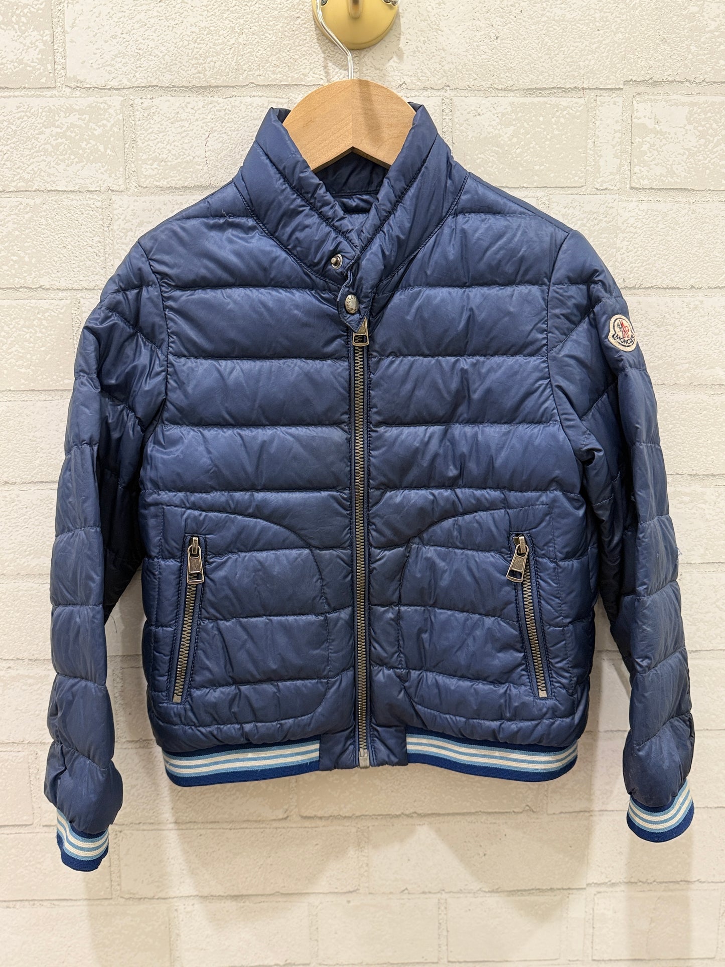 MONCLER Blue Boys Short Jacket/ 5Y