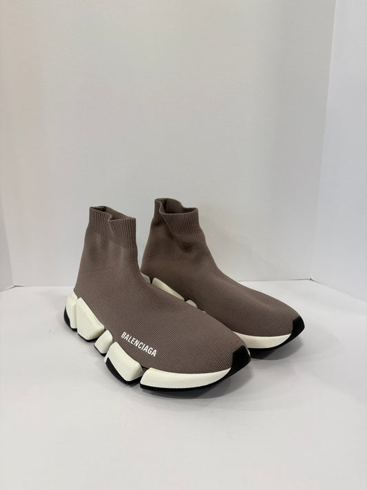 BALENCIAGA Speed knit High Top Sneakers / US9-EU39