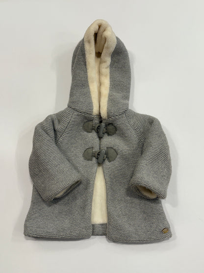 TARTINE ET CHOCOLAT Button up Cardigan With Faux Fur inside/ 3M