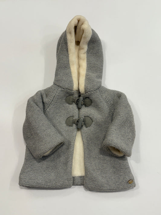 TARTINE ET CHOCOLAT Button up Cardigan With Faux Fur inside/ 3M