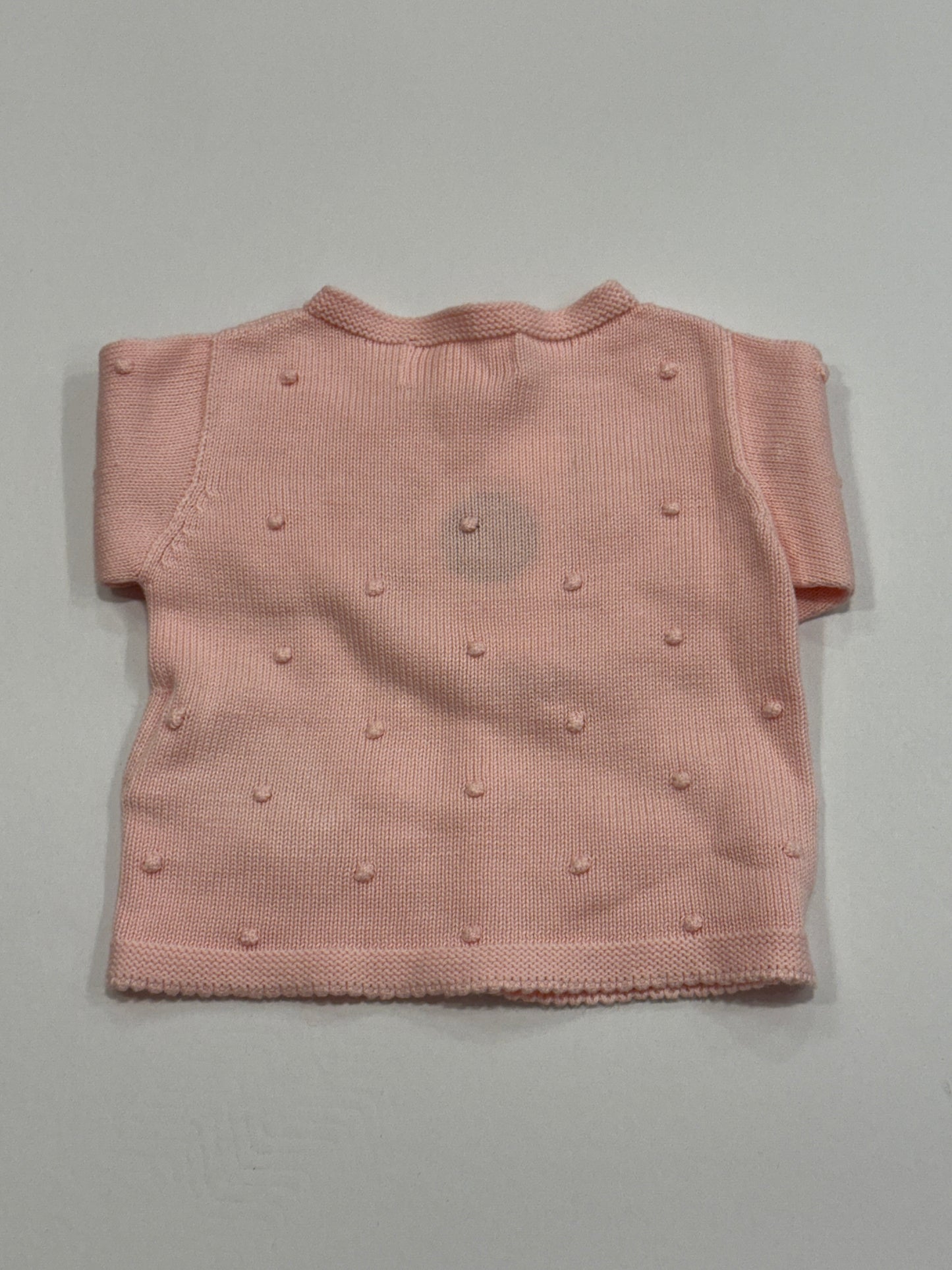 MAYORAL Cotton Set: Button Up Cardigan + Pants/ 0-1M