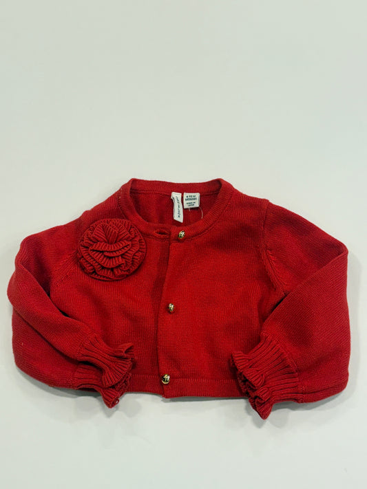 JANIE AND JACK Cropped Cardigan LS / 6-12M