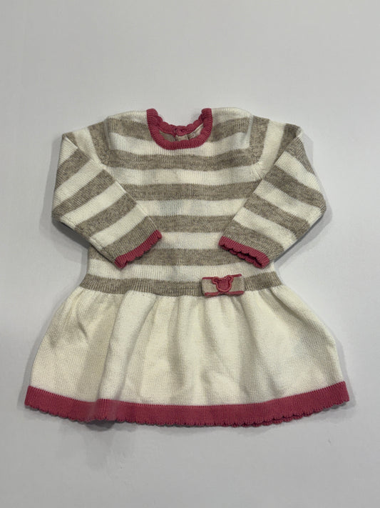 MAYORAL LS Sripes Dress/ 4-6M