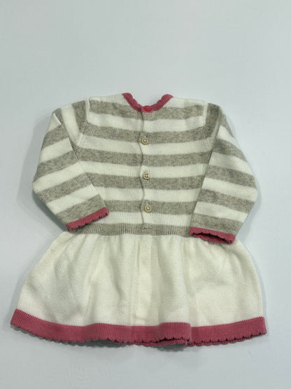 MAYORAL LS Sripes Dress/ 4-6M