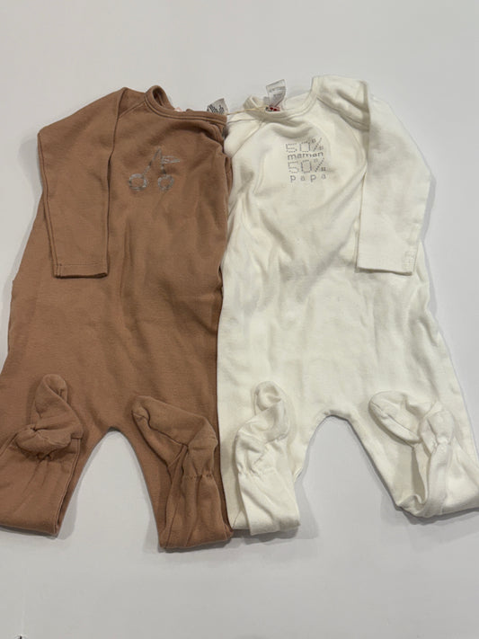 BONPOINT Set of 2 Lightweight Pyjamas / 12M