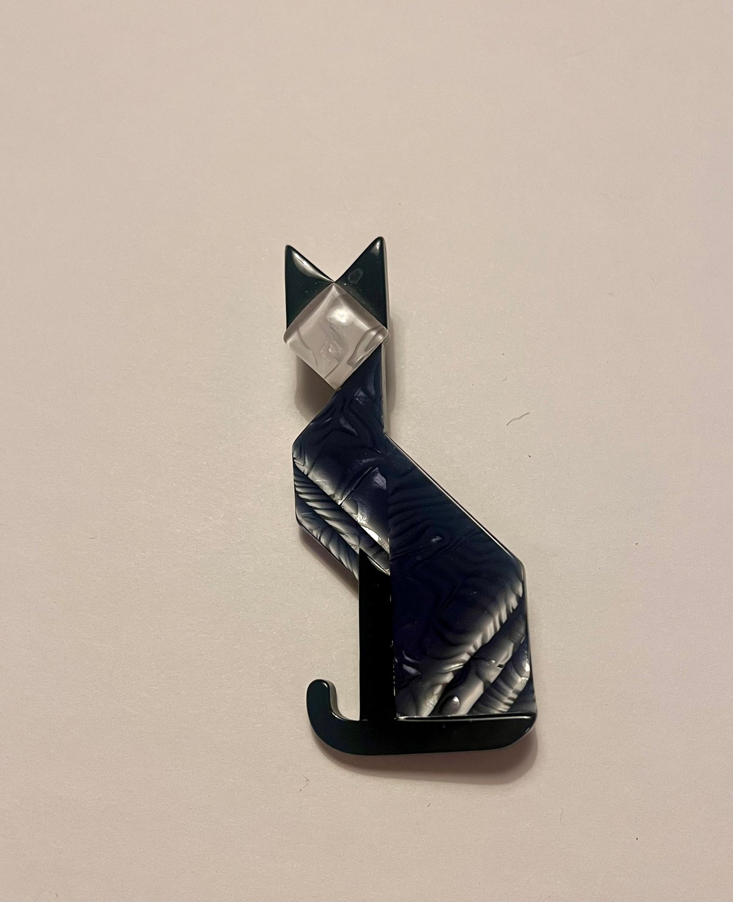 LEA STEIN Bakelite Cat Brooch