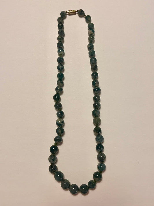 NO BRAND Moss Agate Necklace