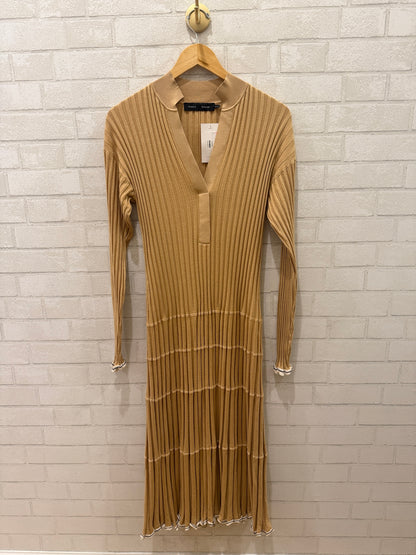 PROENZA SCHOULER LS Silk Plinted Midi Dress/M-40