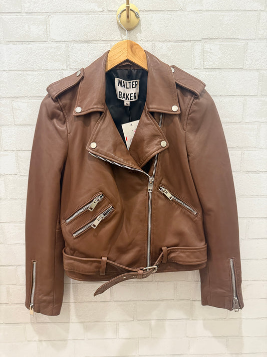 WALTER BAKER Lamb Leather Jacket/S-36