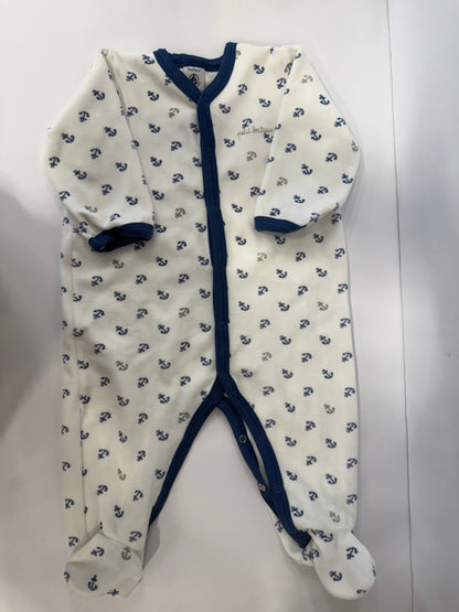 PETIT BATEAU velvet PJs / 12m