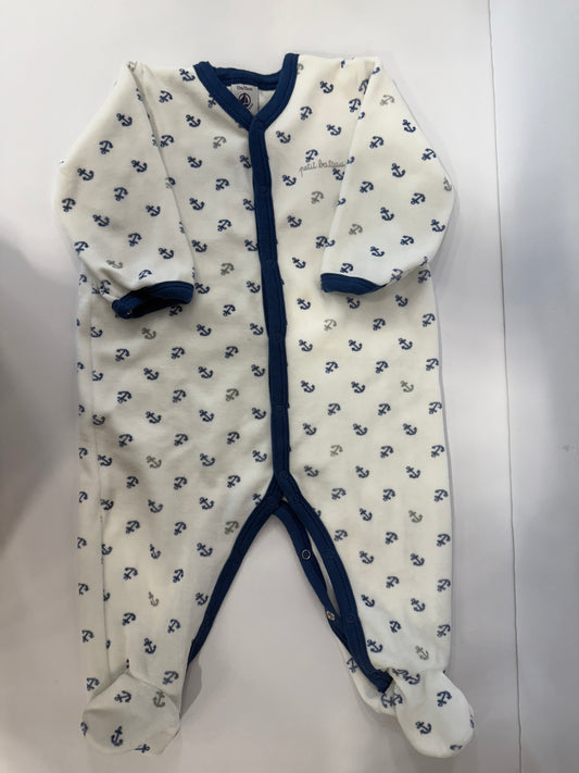 PETIT BATEAU velvet PJs / 12m