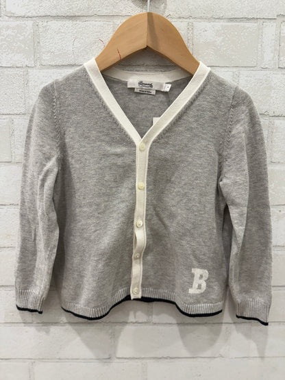 BONPOINT Button Up Cardigan With B/ 3Y