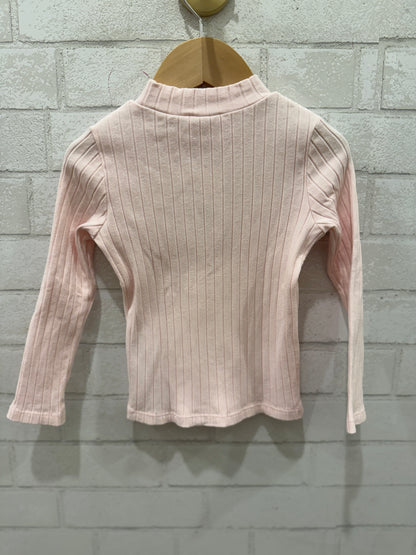 LILI GAUFRETTE LS Top With Stripes/ 4Y