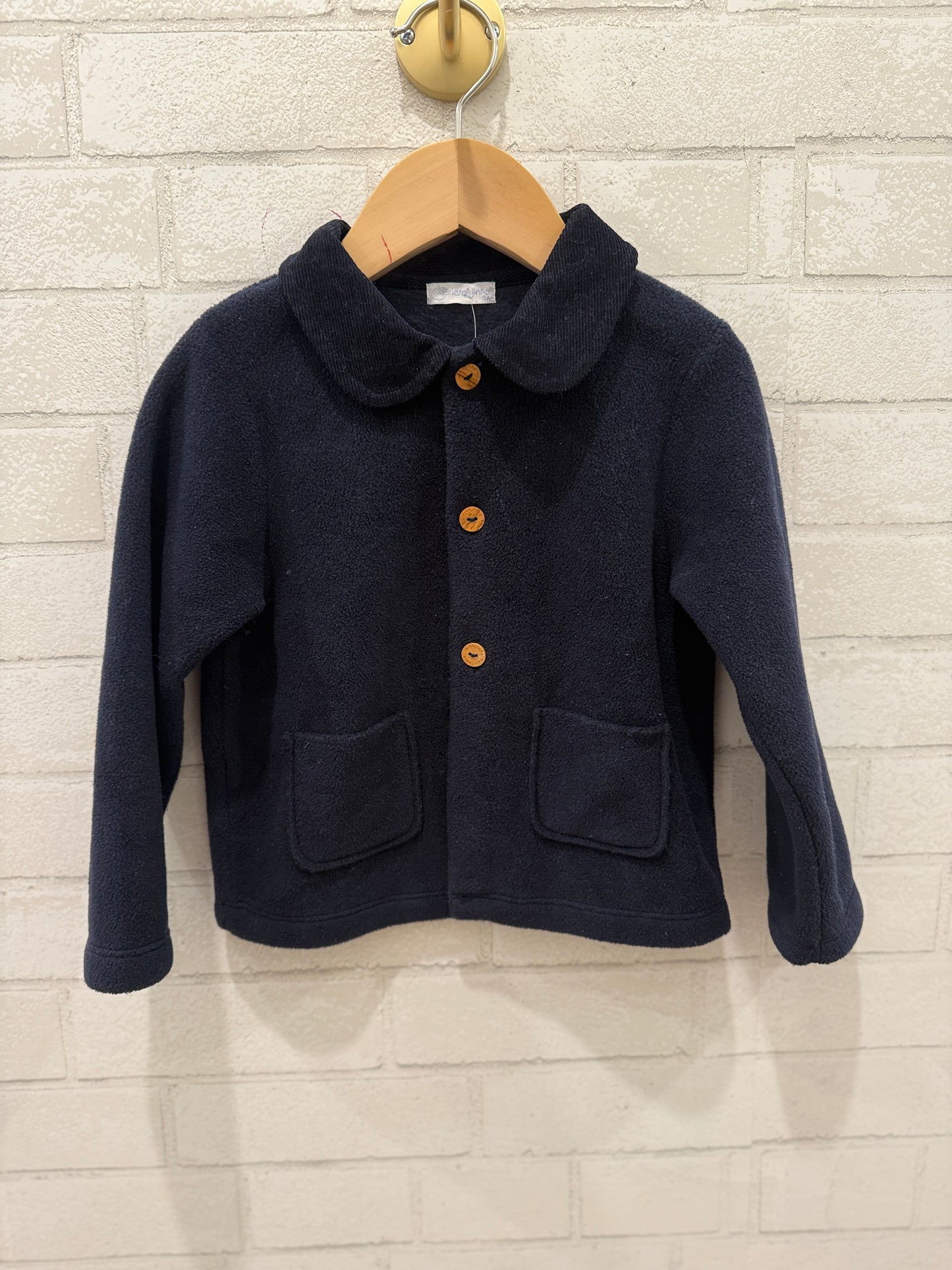 LARANJINHA Button Up Jacket With 2 Pockets/ 3Y