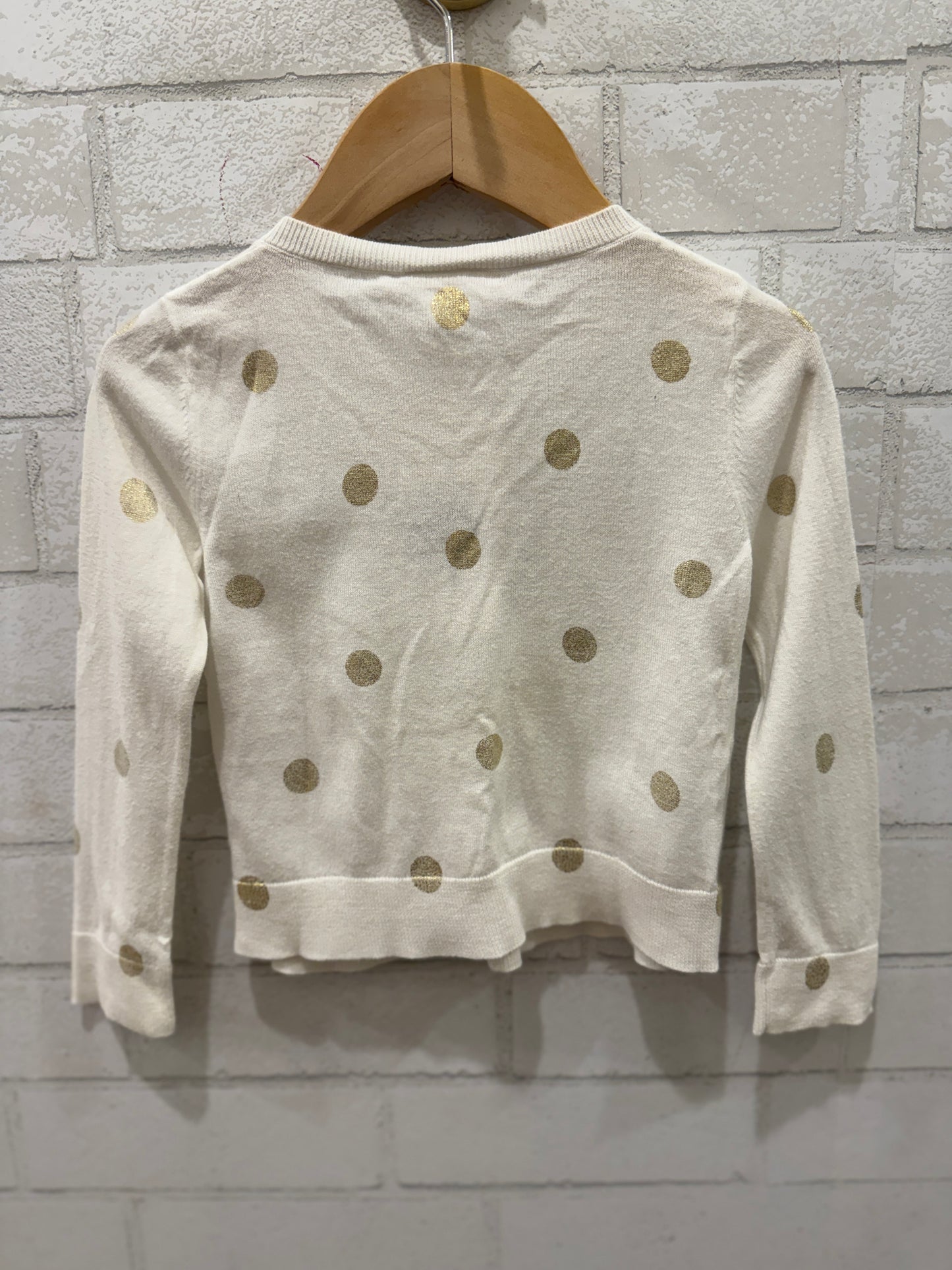BONPOINT Button Up LS Cotton Cardigan/ 3Y