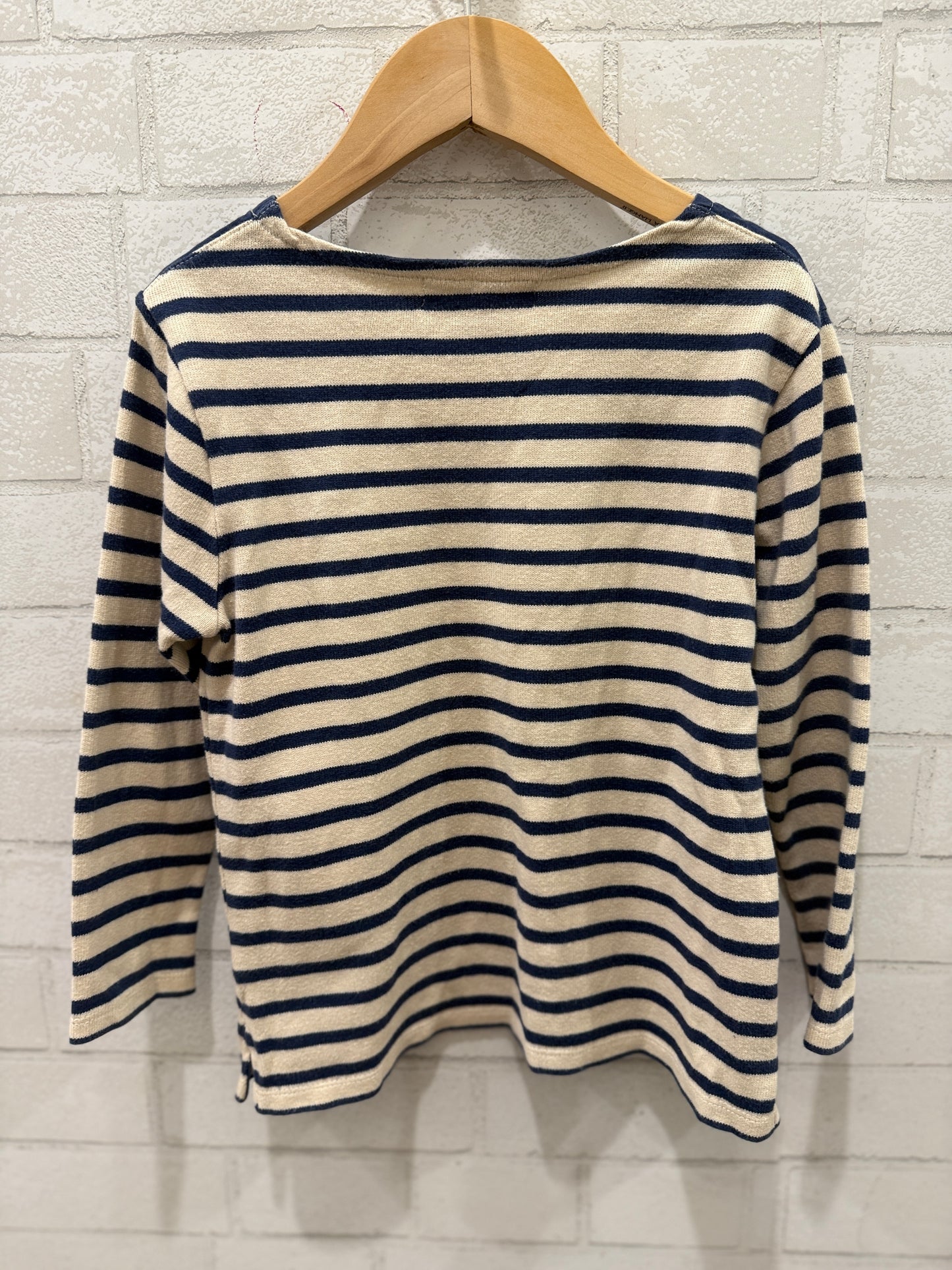 BONPOINT LS Stripes Cardigan With Cherries/ 4Y