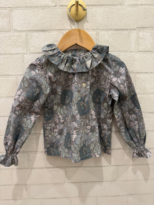 ANAAR LS Floral Blouse/ 3Y