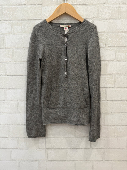 BONPOINT Set Cashemere Button up Sweater+Pant/ 10Y