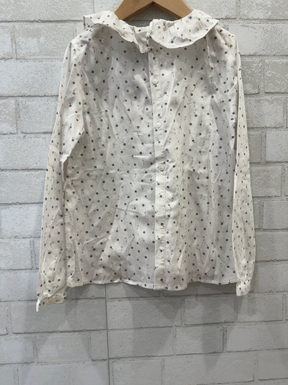 JACADI LS Button up In The Back Blouse/ 10Y