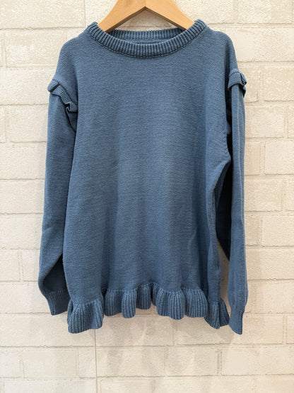 CARDON GURISES Girl Frill Sweater / 10Y