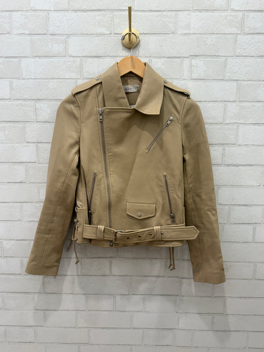 ALC Leather Biker Jacket / S-US6
