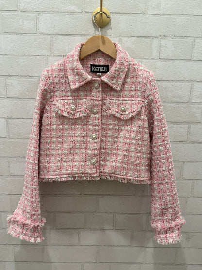 KATIE J Tweed Jacket / 14Y-XL