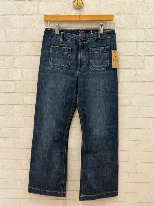 POLO RALPH LAUREN NWT Large Denim With 2 Small Pockets/ 16Y