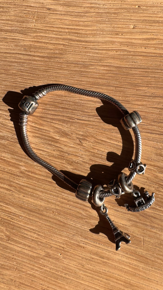 PANDORA Bracelet with Eiffel tower