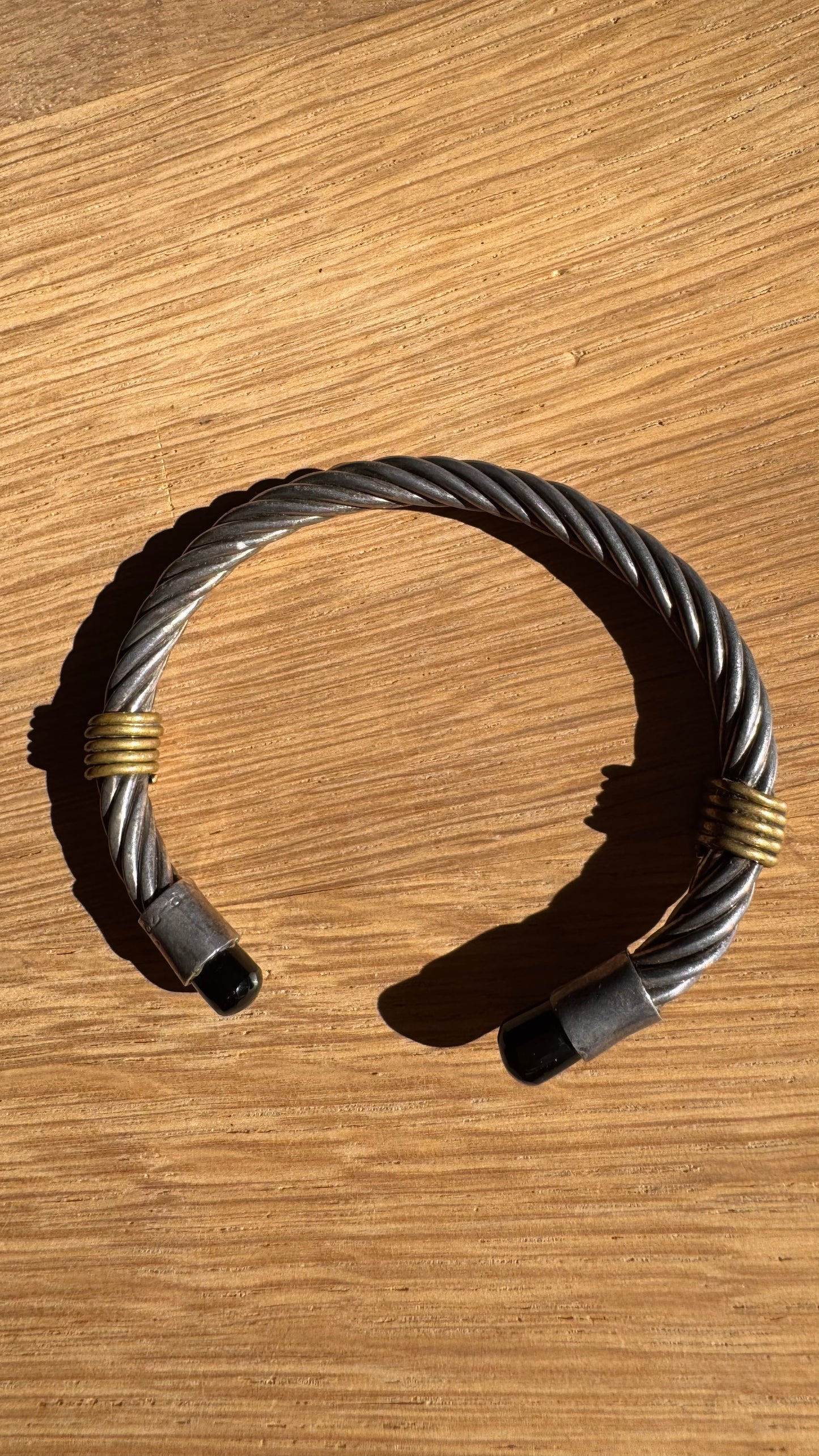 NO BRAND Silver Thin Cuff Bracelet