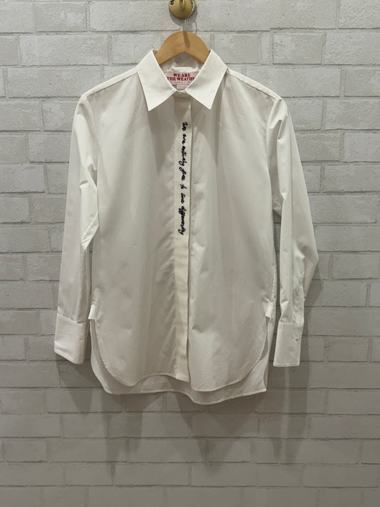 STELLA MCCARTNEY Cotton Embroided LS Shirt/S-EU36