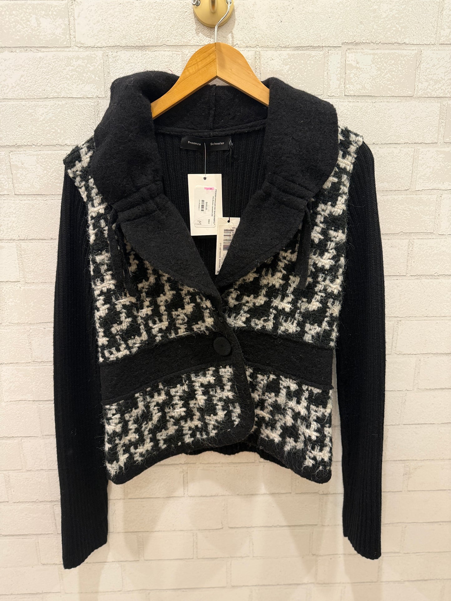 PROENZA SHOULER NWT Wool Knitted LS One Button  Jacket/S-US4