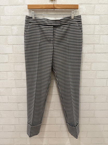 AKRIS PUNTO Houdstooth Cropped Pants/ US8-M