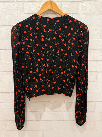 THE KOOPLES LS Heart   Blouse/ S