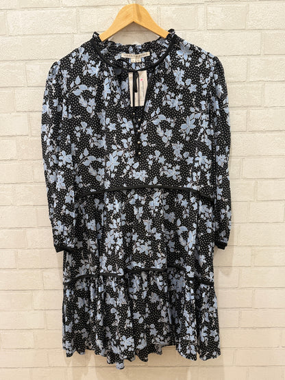 VERONICA BEARD LS Midi Flowers Dress/L-42