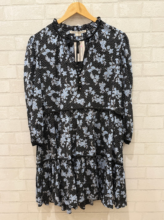 VERONICA BEARD LS Midi Flowers Dress/L-42