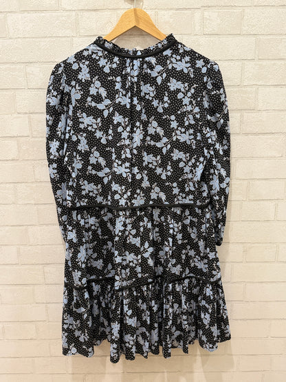 VERONICA BEARD LS Midi Flowers Dress/L-42