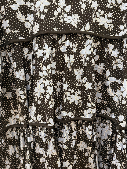 VERONICA BEARD LS Midi Flowers Dress/L-42