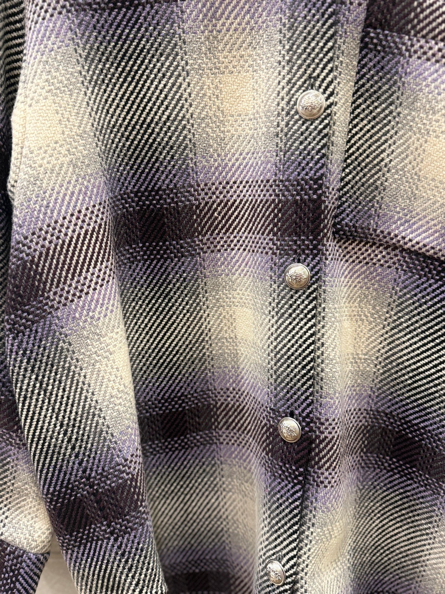 MAJE Tartan Shirt/ US S-EU36