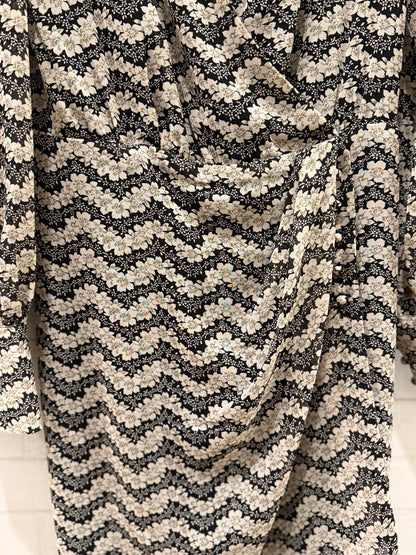 THÉ KOOPLES NWT LS VNeck Wrap Midi Dress/M