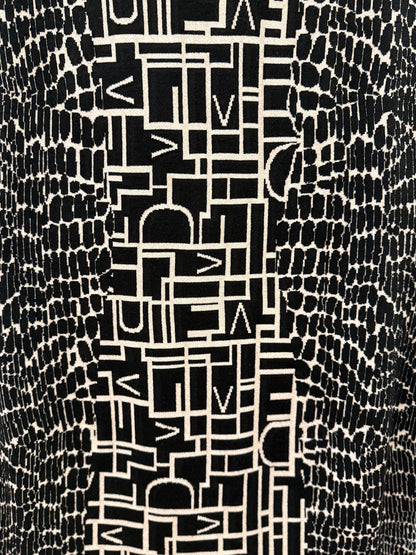 DVF  Sleeveless Knitted Graphic Printed Mini Dress/S