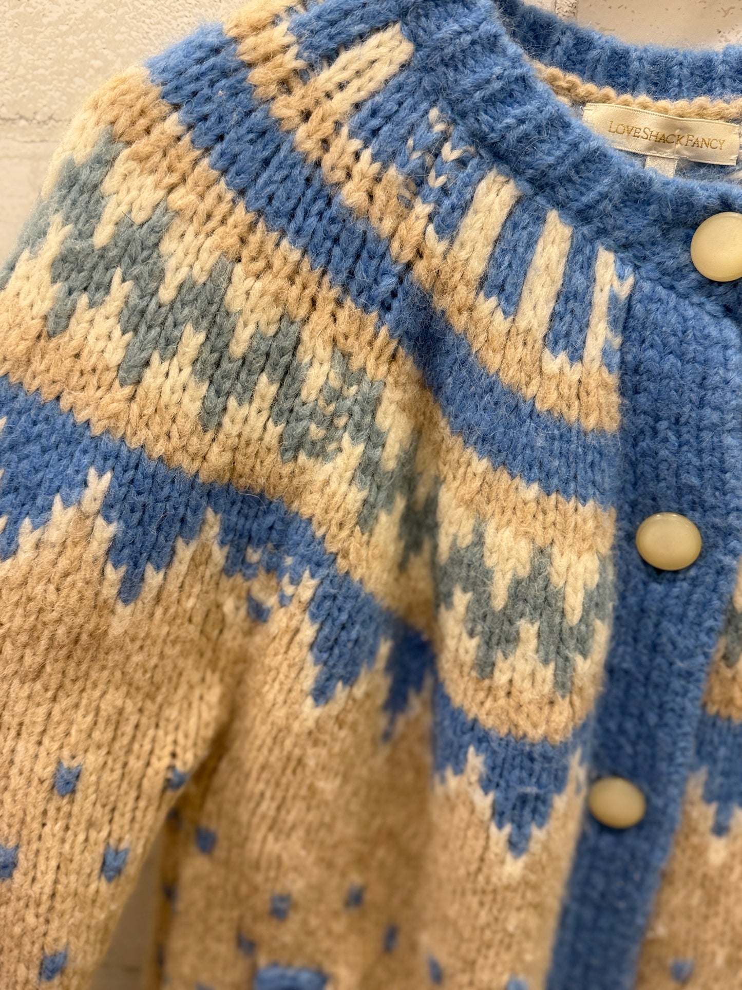 LOVE SHACK FANCY Alpace LS Cardigan/S