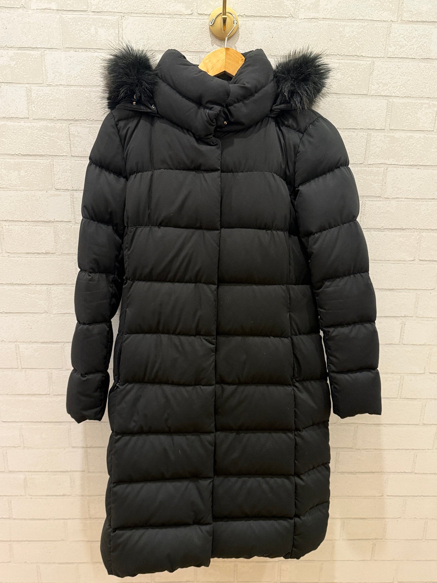 HERNO Polar Tech Down Long Parka with Fur Hood/S