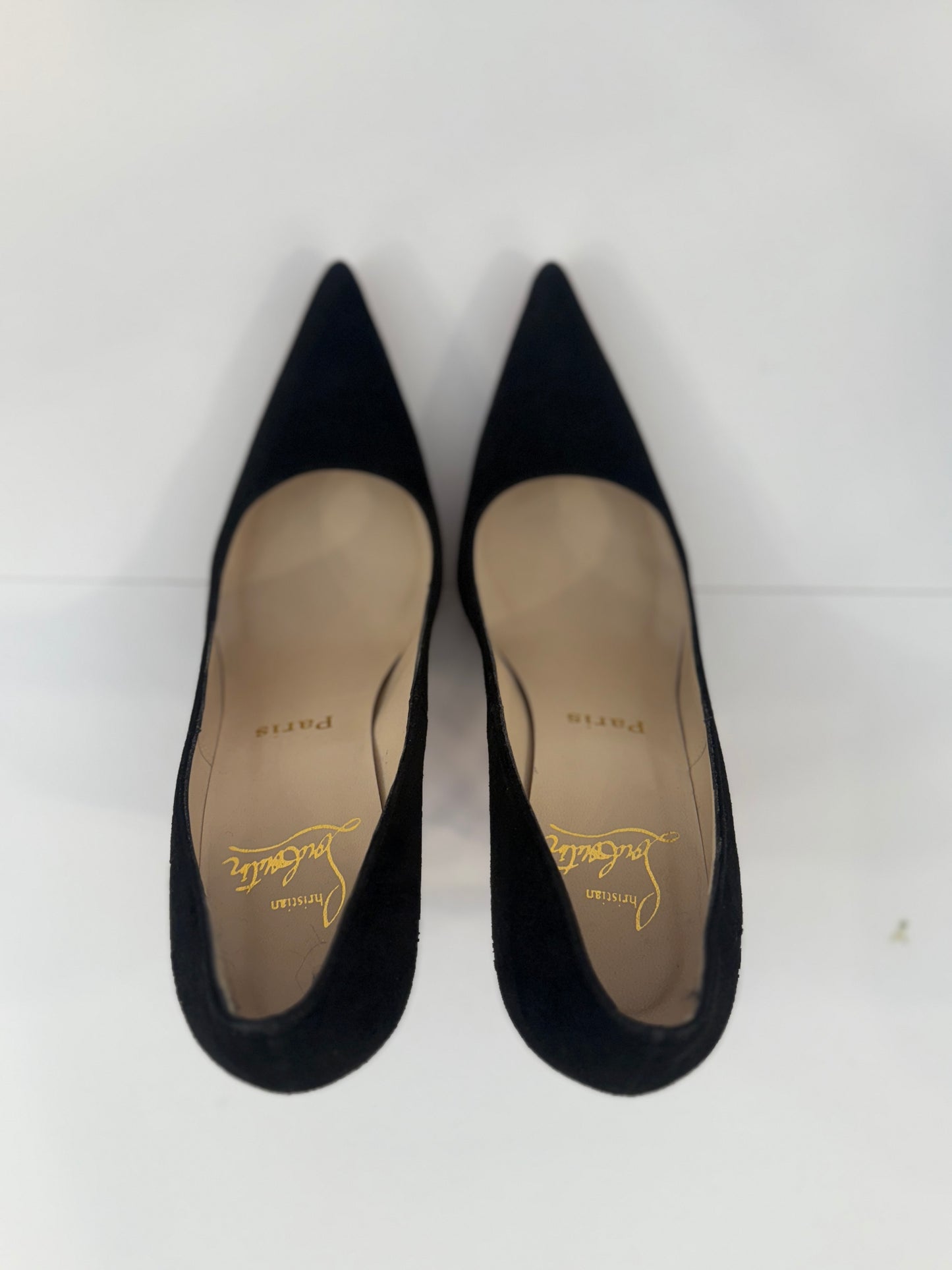 LOUBOUTIN Suede Pumps / US6-EU36