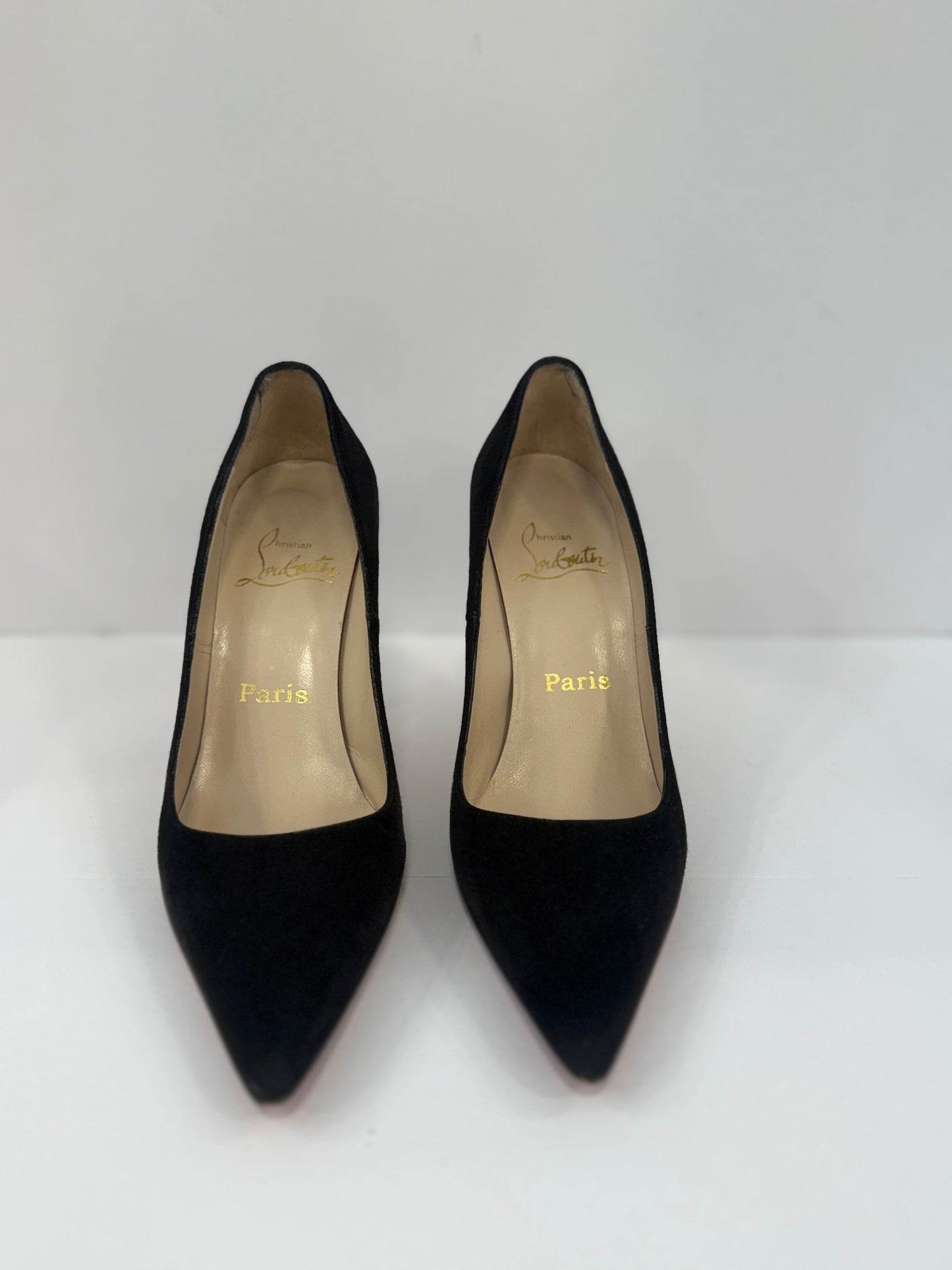 LOUBOUTIN Suede Pumps / US6-EU36