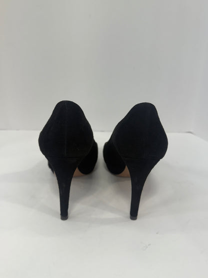 PRADA Platform Suede Pumps / US6-EU36.5