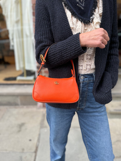 GUCCI NWT Aphrodite Leather Small Bag/OS